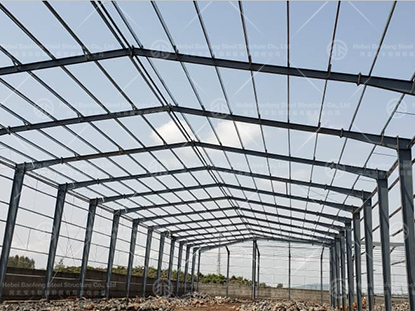 U shape steel warehouse in Ethiopia