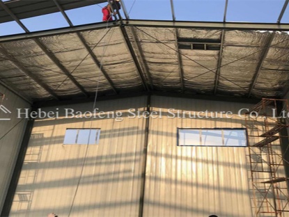 Steel structure warehouse built in Kazakhstan