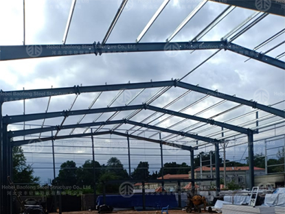 600 square metres steel warehouse build in Kenya