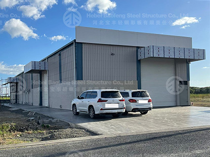 Steel warehouse build in Fiji