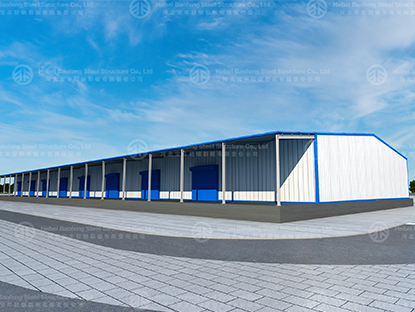 3600 sqm Steel Structure Warehouse In Kazakhstan