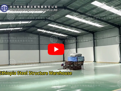 Ethiopia steel structure warehouse